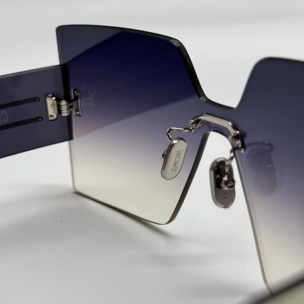 NEW DIORCLUB M5U F0A5 DIOR GREY WOMEN DIOR SUNGLASSES - Picture 10 of 13